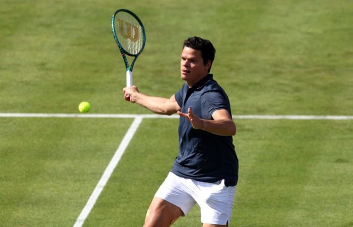 Rune out against Thompson. Raonic wins with record aces