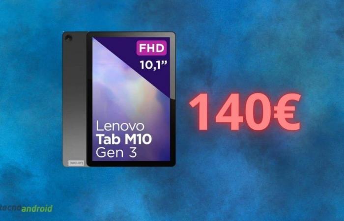 Lenovo Tab M10: the tablet costs only 140 euros on AMAZON