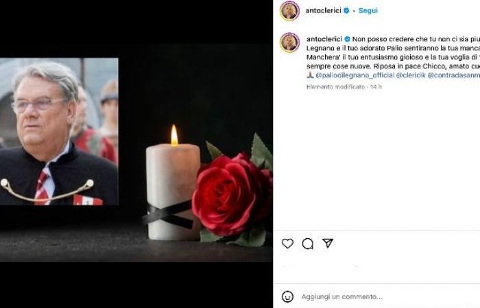 Mourning in Rai, the presenter’s sad announcement on social media: “Rest in peace”