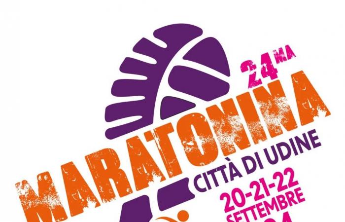 International City of Udine Marathon, the logo created by a Civiform – PrimaFriuli student