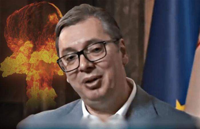 Serbian president on the verge of tears during interview ▷ “We are just a few months away from war”