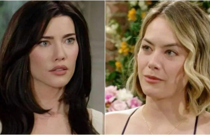 Steffy and Hope increasingly rivals. Which of the two stepsisters is right?