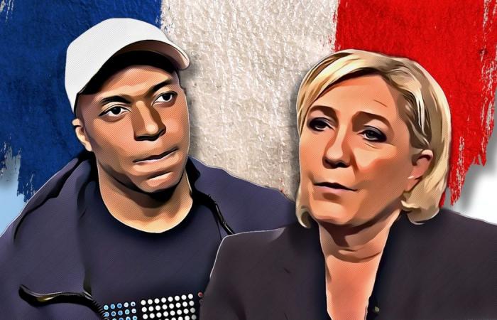 Mbappé “antifa” with Marine Le Pen, but Qatar’s money suits him