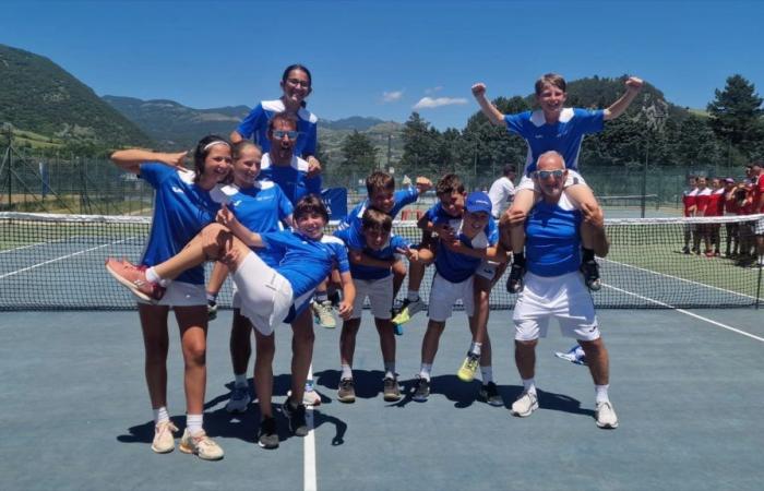 Tennis – Piedmont Italian Champion: Rowers on the pitch with Oliaro, Francia and Amich
