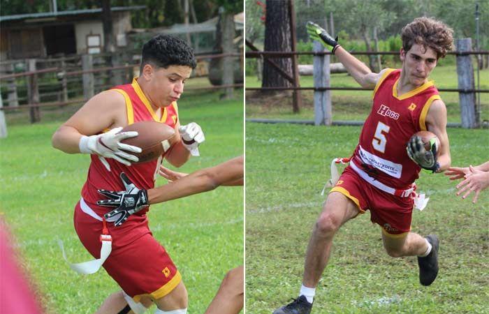 Young talents of the Reggio Emilia Hogs called up to the National Under 17 Flag Football team