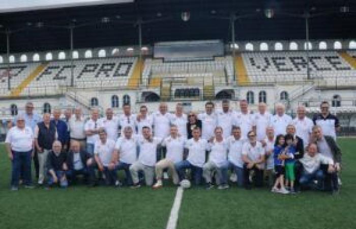 The men of the 1994 “Scudicettino” returned to Vercelli for a day