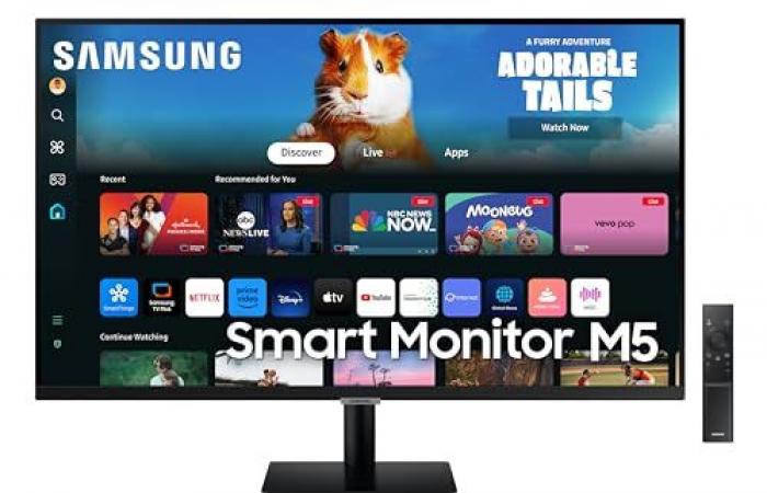 The Samsung Smart Monitor M5 is on offer on Amazon at the all-time low price