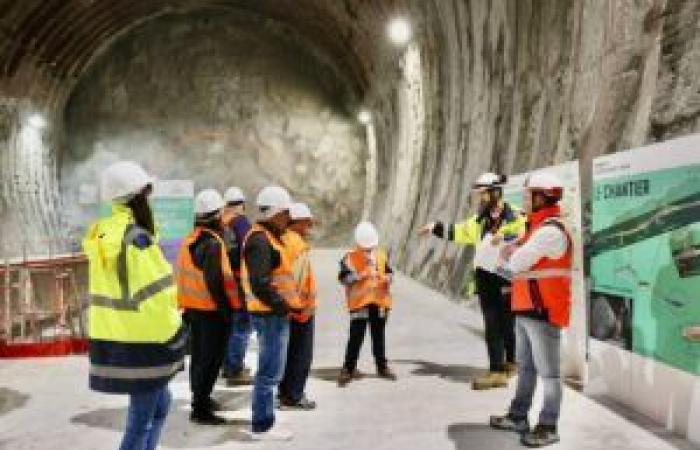 800 visitors to the Turin-Lyon construction site in Modane over the weekend