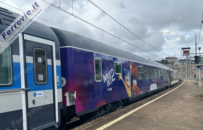 The Intercity presented in Rome with the graphics dedicated to Inside Out 2