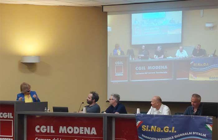 Sinagi Modena: the survey on newsstands in Modena was presented yesterday evening