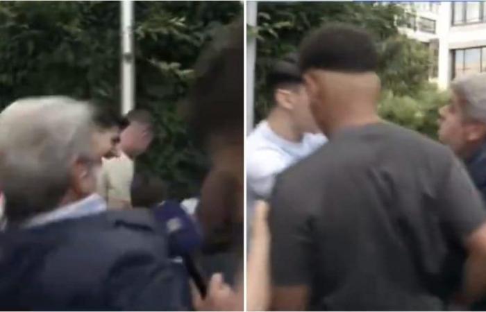 Envoy kicks a fan at the European Championships and ends up in hospital: brawl on live TV