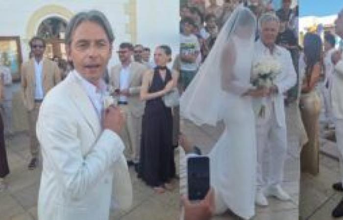 Pippo Inzaghi and Angela Robusti are married today