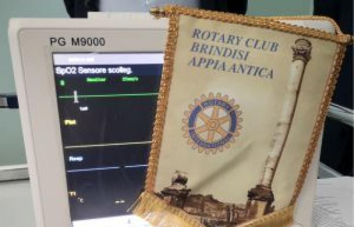 Solidarity of the Rotary Club Brindisi: multiparametric monitor at Perrino – Pugliapress