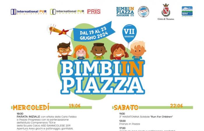 Teramo: Children’s start tomorrow in the square of San Nicolò a Tordino