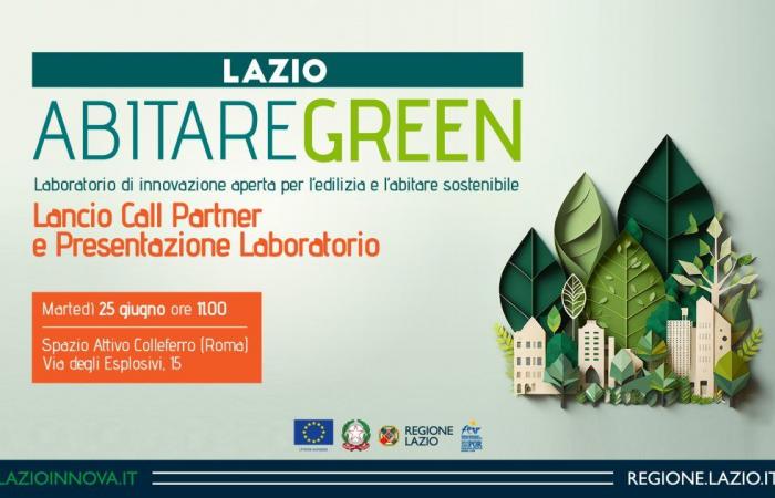 Lazio Abitare Green: the launch of the Call and the presentation of the Laboratory