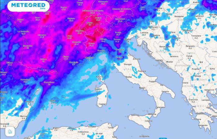 eyes focused on the cold drop coming, risk of extreme events in Italy