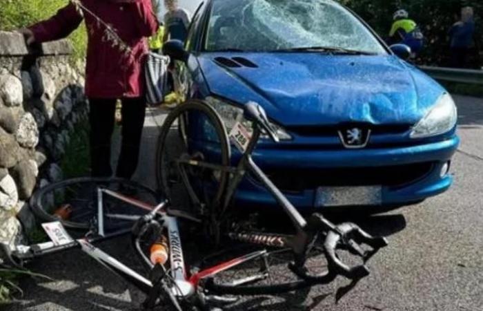 Accident in the Dolomites. Poli’s appeal “Let’s teach what to do during bike races”
