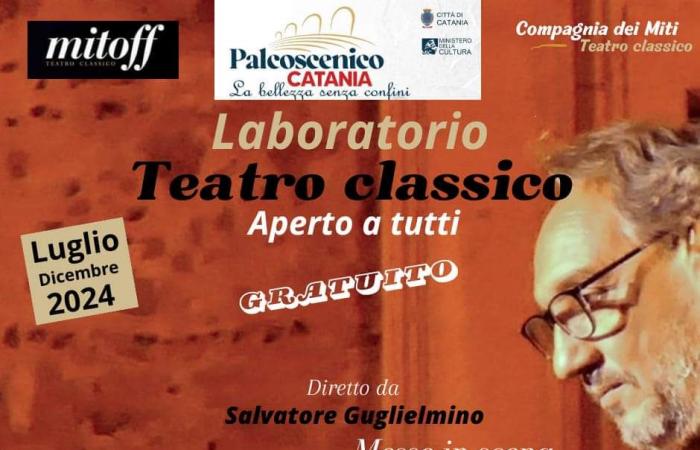 Salvatore Guglielmino with “Mitoff Periphery” for “Palcoscenico Catania” creates a “Classic Theater Laboratory” for the “Compagnia dei Miti”