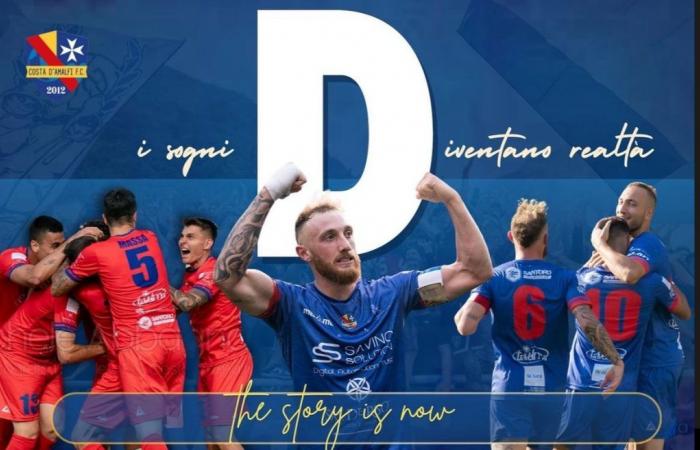 Football, Costa d’Amalfi beats Bisceglie and achieves a historic promotion to Serie D