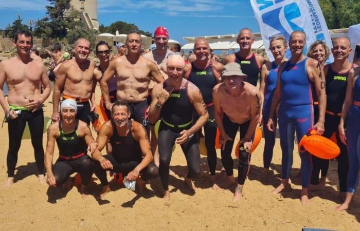 Italian open water championship. The “Master Grosseto” collects medals