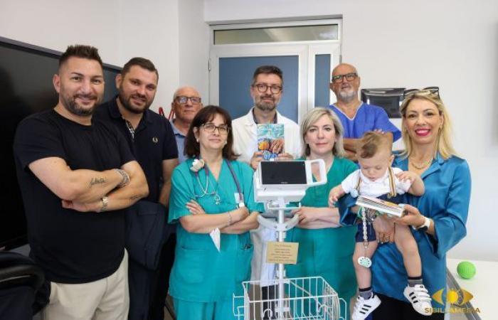 The machine was donated to the Neonatal Intensive Care Unit in Novara