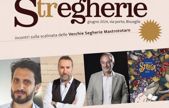 June at the “Vecchie Segherie” of Bisceglie on the readers’ staircase with “Stregherie”