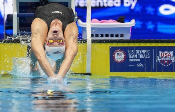 Swimming, Regan Smith takes back the world record in the 100 backstroke at the Olympic Trials