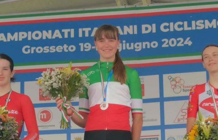 Cycling – Maria Acuti wins the Italian student title in the individual time trial