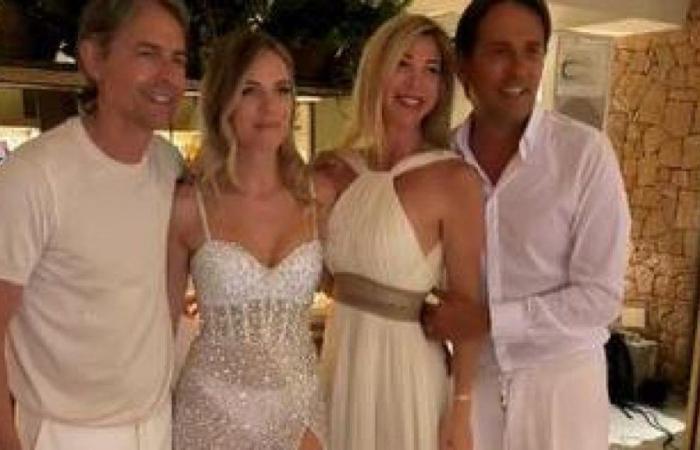 Pippo Inzaghi and Angela Robusti got married in Formentera: the photos of the wedding