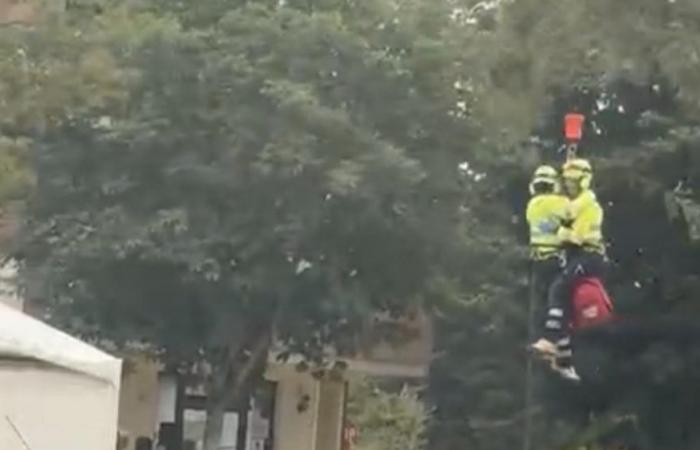 Perugia, 2-year-old girl flies from 6 meters high, rescued from rubbish bins