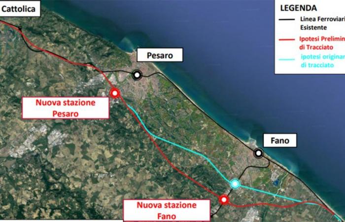Pesaro, goodbye railway bypass. Biancani: «Wrong choice, the green line with trees and cycle paths is also skipped» – News Pesaro – CentroPagina