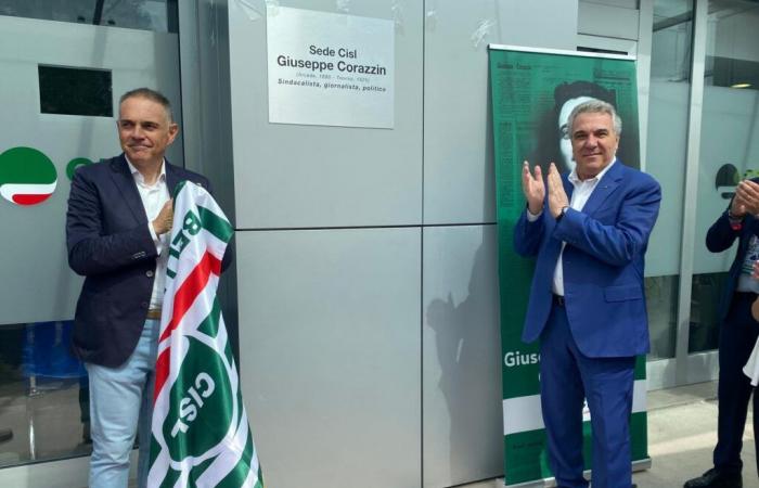 Inauguration of the CISL Treviso headquarters. Sbarra: “We need respect for the dignity of work. Autonomy, participation, reformism roots of the CISL”
