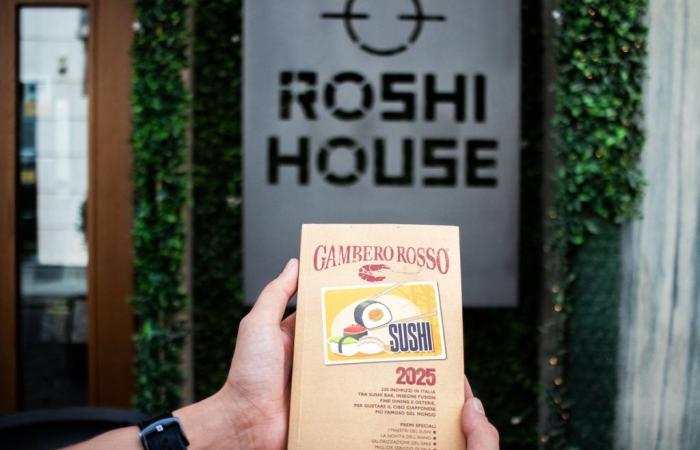The Japanese restaurant Roshi House in Aosta in the Gambero Rosso guide
