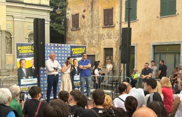 Salvini in Samarate for Puricelli: “On the other side they are afraid”
