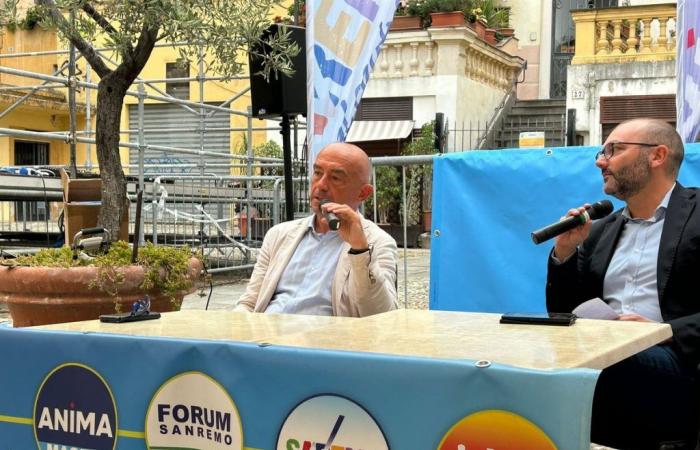 Sanremo, Alessandro Mager closes the electoral campaign in Piazza San Siro (Photo and video) – Sanremonews.it