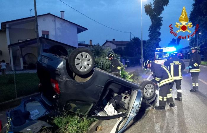 Double crash on the roads during Spain-Italy, five injured