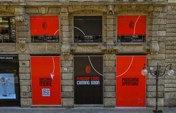 AC Milan Flagship Store in Via Dante: the largest Rossoneri store in the Lombardy capital and a contest for the fans