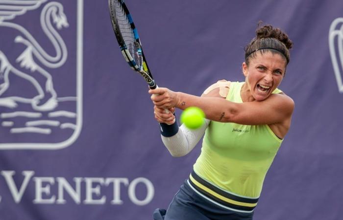 Errani deluxe: is in the ‘quarters’ at the Veneto Open. Too much Eala for Pawn