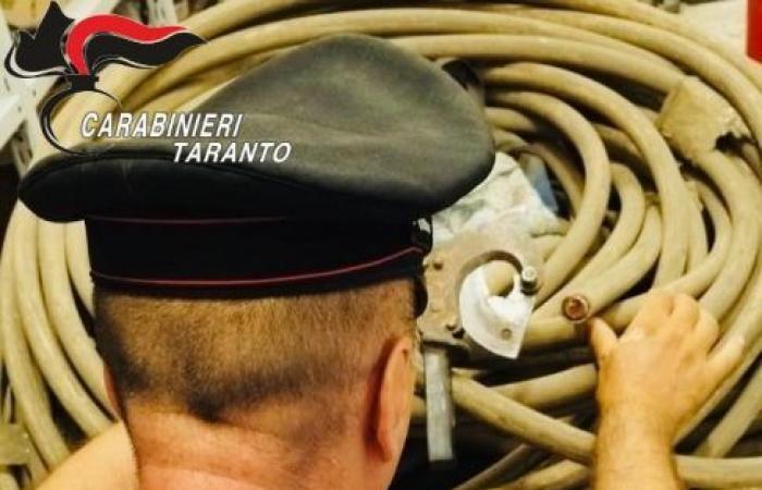 Taranto: theft of half a ton of copper cables, arrests. Cerignola: 27 manhole covers stolen in three days