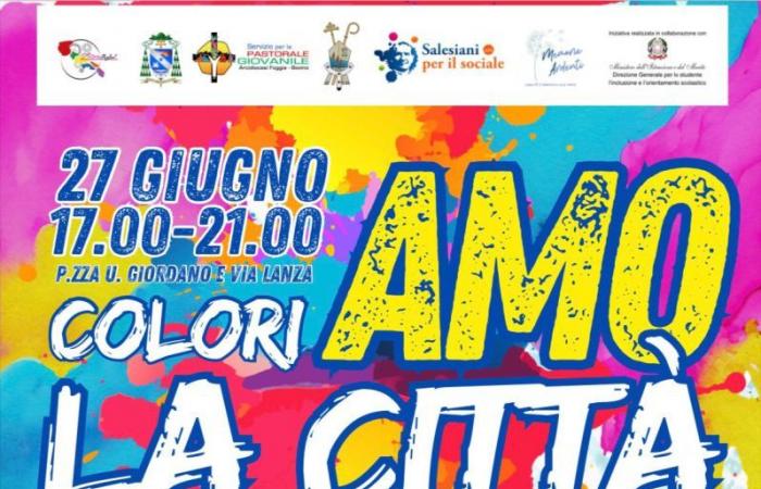 “ColoriaAMO the city”, the diocesan children’s summer festival at the pedestrian area of ​​Foggia