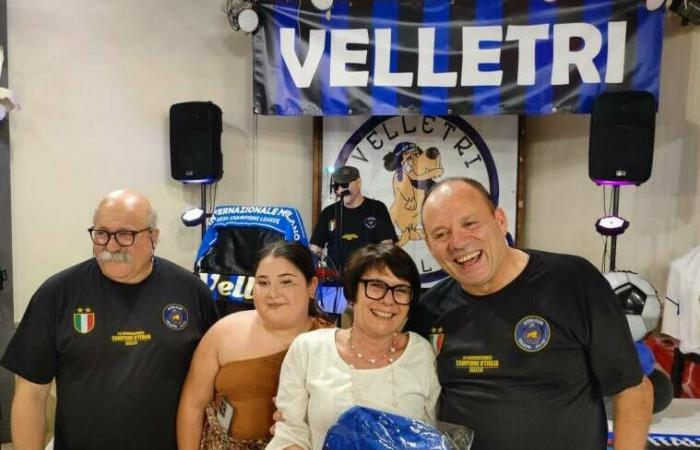 Inter Club Velletri celebrated the second star between choirs and solidarity: 1000 euros donated to ANDOS