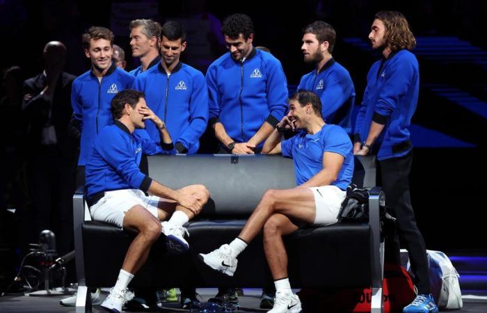 Federer and the tearful farewell hand in hand with Nadal: “Special moment”
