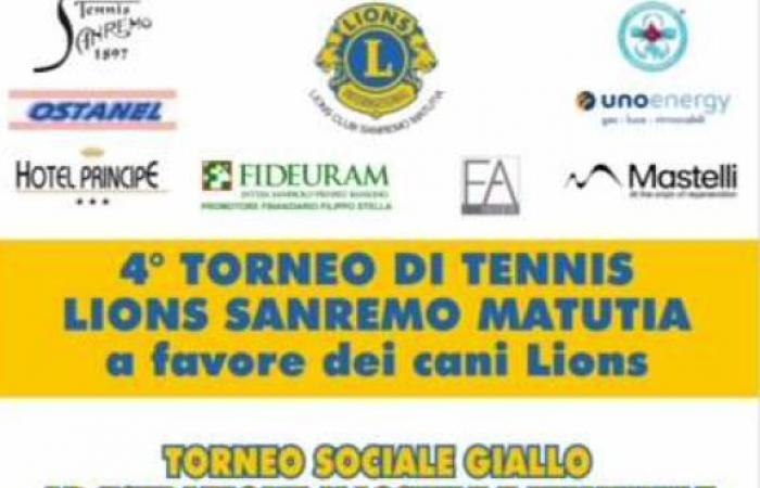Tennis puts itself at the service of the Sanremo Matutia Lions club to be able to donate “two eyes for those who cannot see” – Sanremonews.it