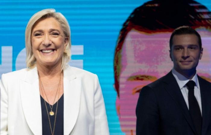 the united left is growing and undermining Le Pen, Macron is falling behind