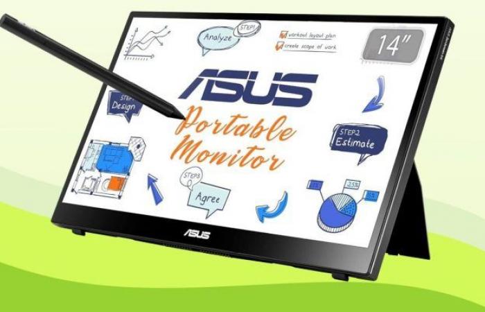 ASUS ZenScreen Ink portable monitor at the lowest price on Amazon (-31%)