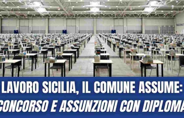 SICILY, MAXI COMPETITION TO THE MUNICIPALITY: 108 RECRUITMENTS WITH DIPLOMA | EXPIRES SOON – Younipa