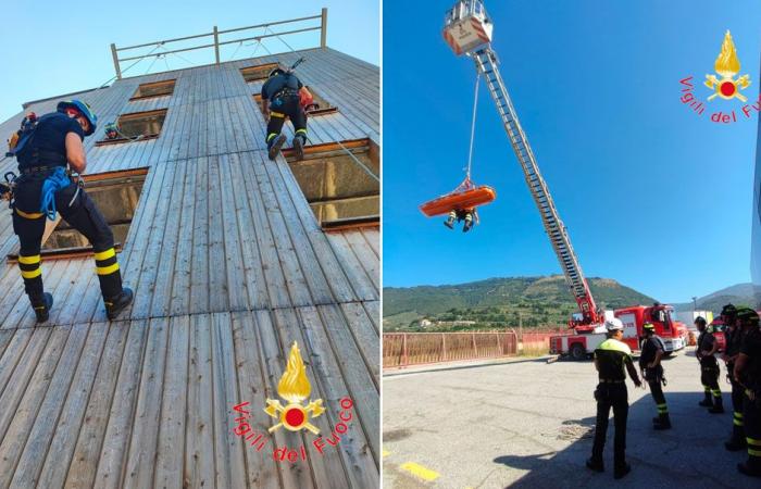Lamezia, SAF basic level training course for Fire Brigade students concluded