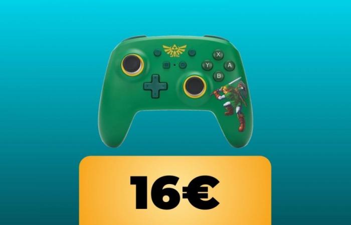 The Legend of Zelda themed Nintendo Switch wired controller is on sale on Amazon at the lowest price