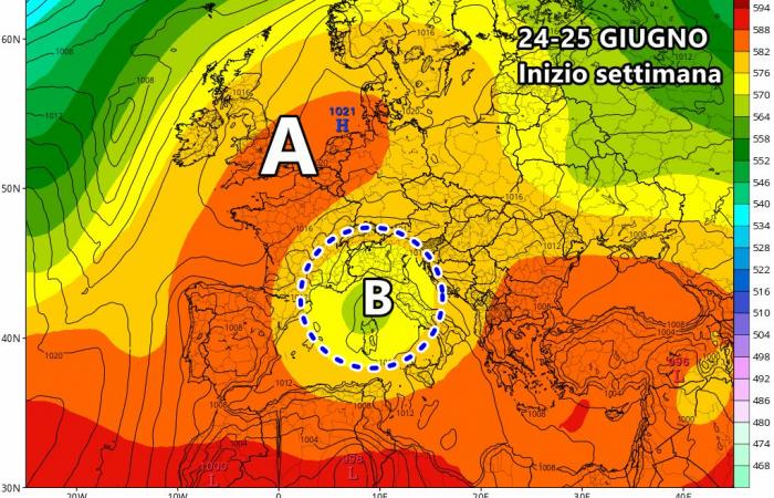 Weather: isolated cold drop over Italy, here is the definitive trajectory