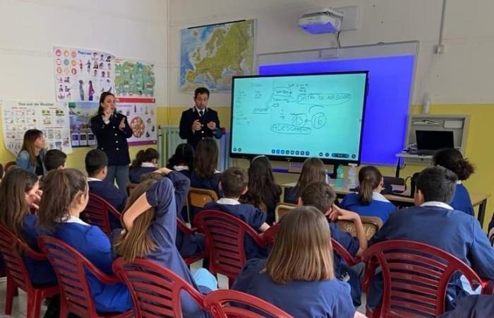 The experts of the Viterbo Postal Police in schools: over 6300 students met
